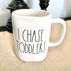 🆕Rae Dunn I CHASE TODDLERS Ceramic Mug